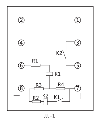 JJJ-1內部接線及外引接線圖